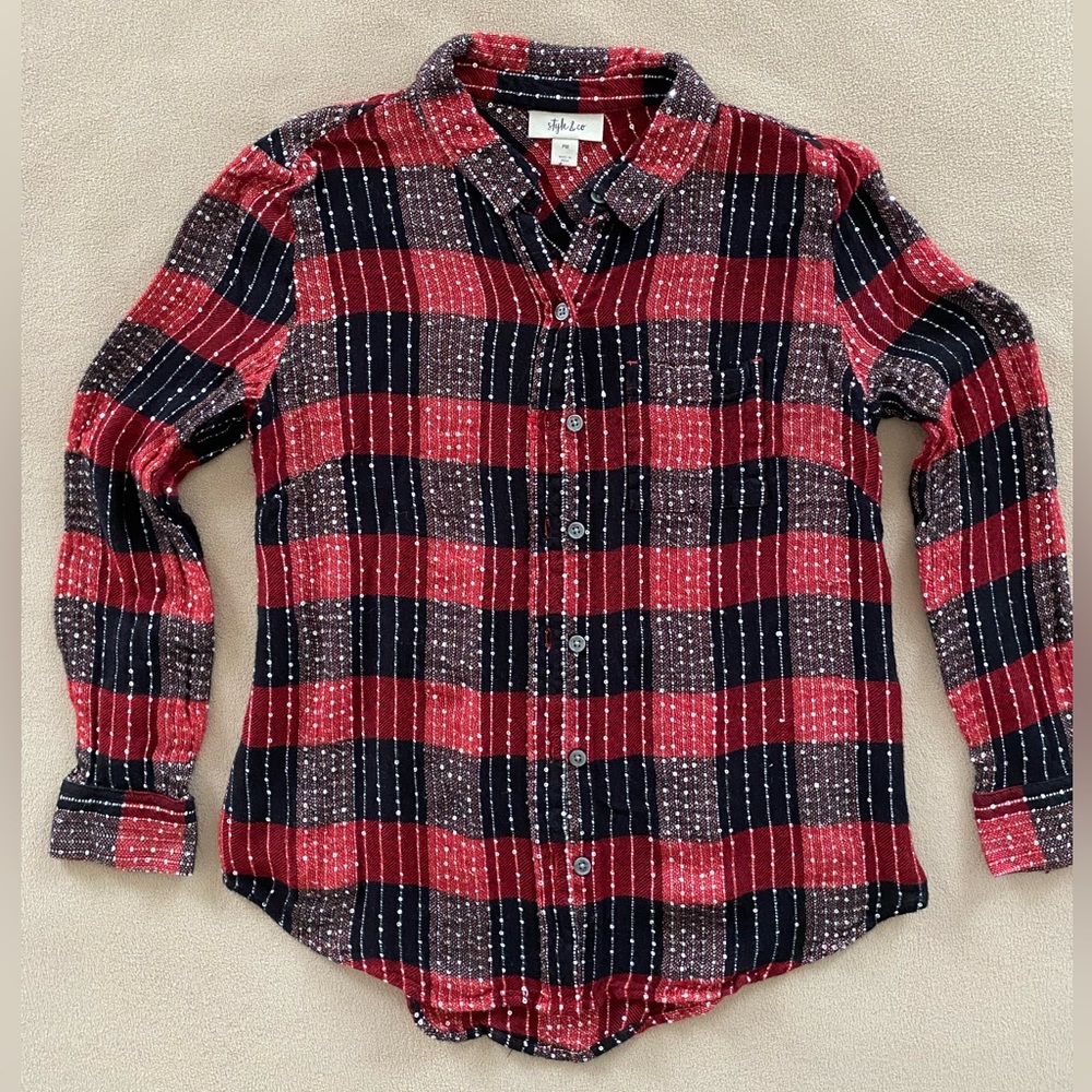 Style & Co ~ Sequence Button Down - image 1